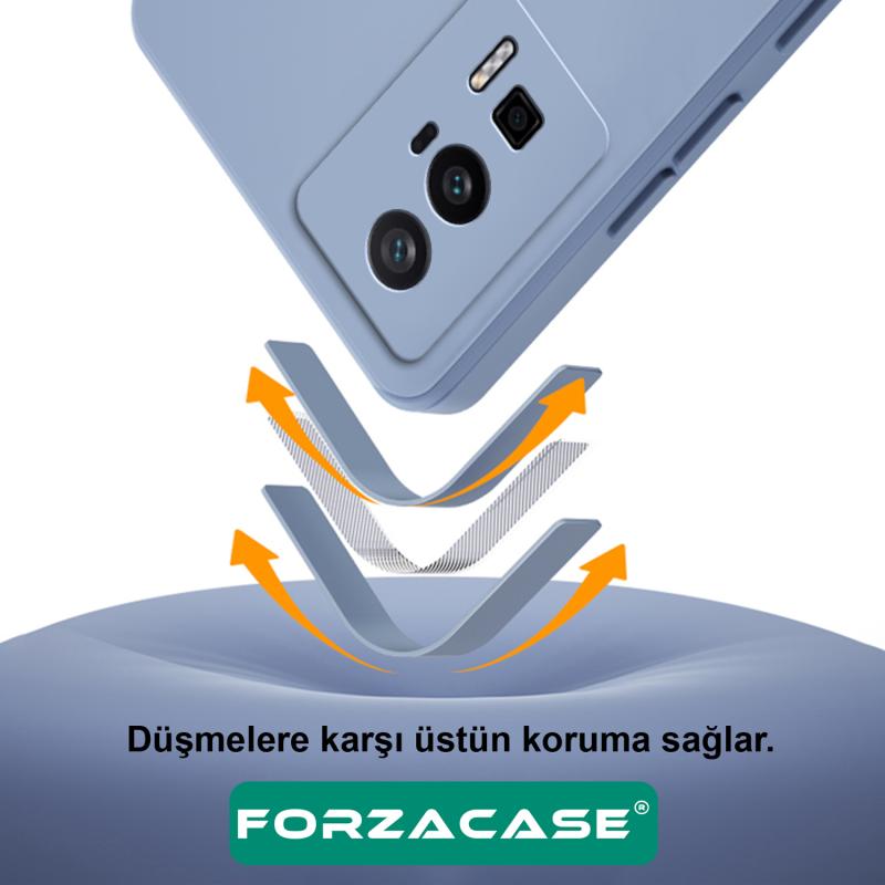 Forzacase Tecno Spark 8 Pro uyumlu Maxim Serisi Mat Silikon Kılıf