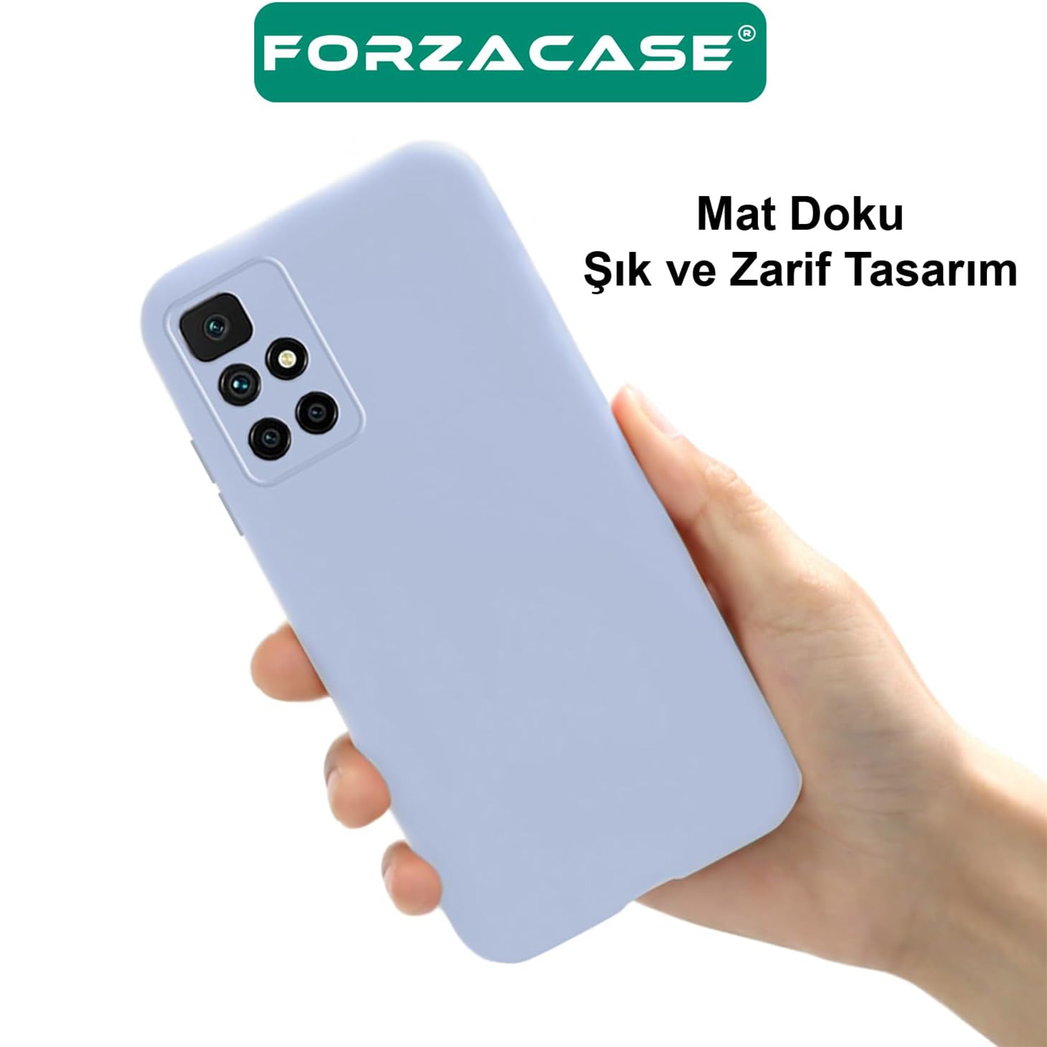 Forzacase Samsung Galaxy A05s uyumlu Maxim Serisi Mat Silikon Kılıf