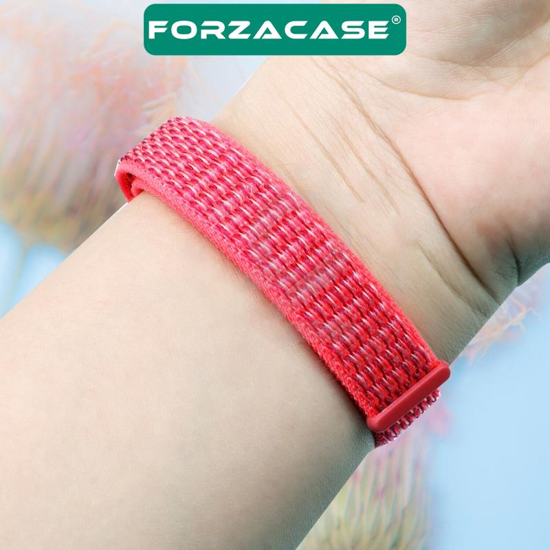 Forzacase Xiaomi Mi Band 9 için Esnek Hasır Örgü Kordon Kayış - FC429