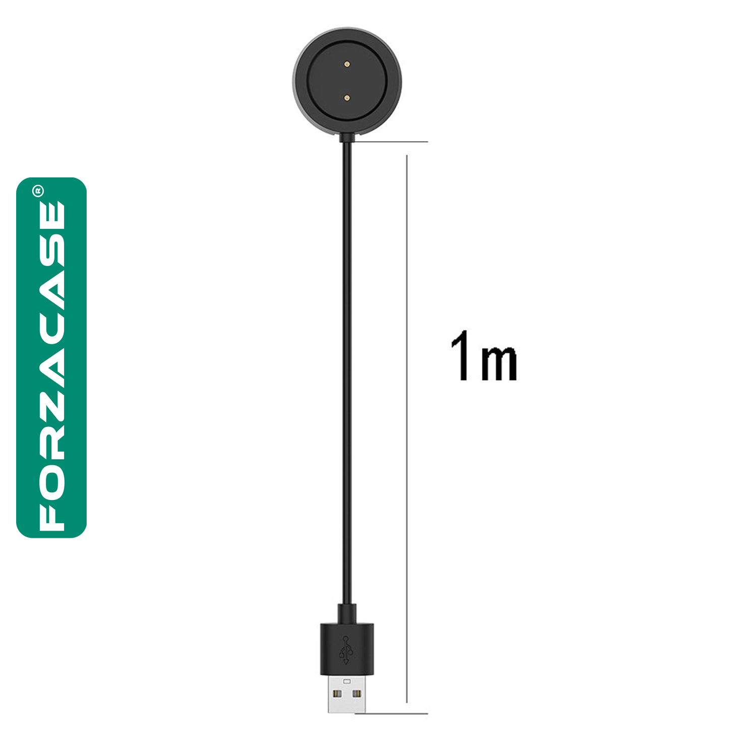 Forzacase Xiaomi Mi Watch ile uyumlu USB Manyetik Şarj Kablosu 1 metre - FC017