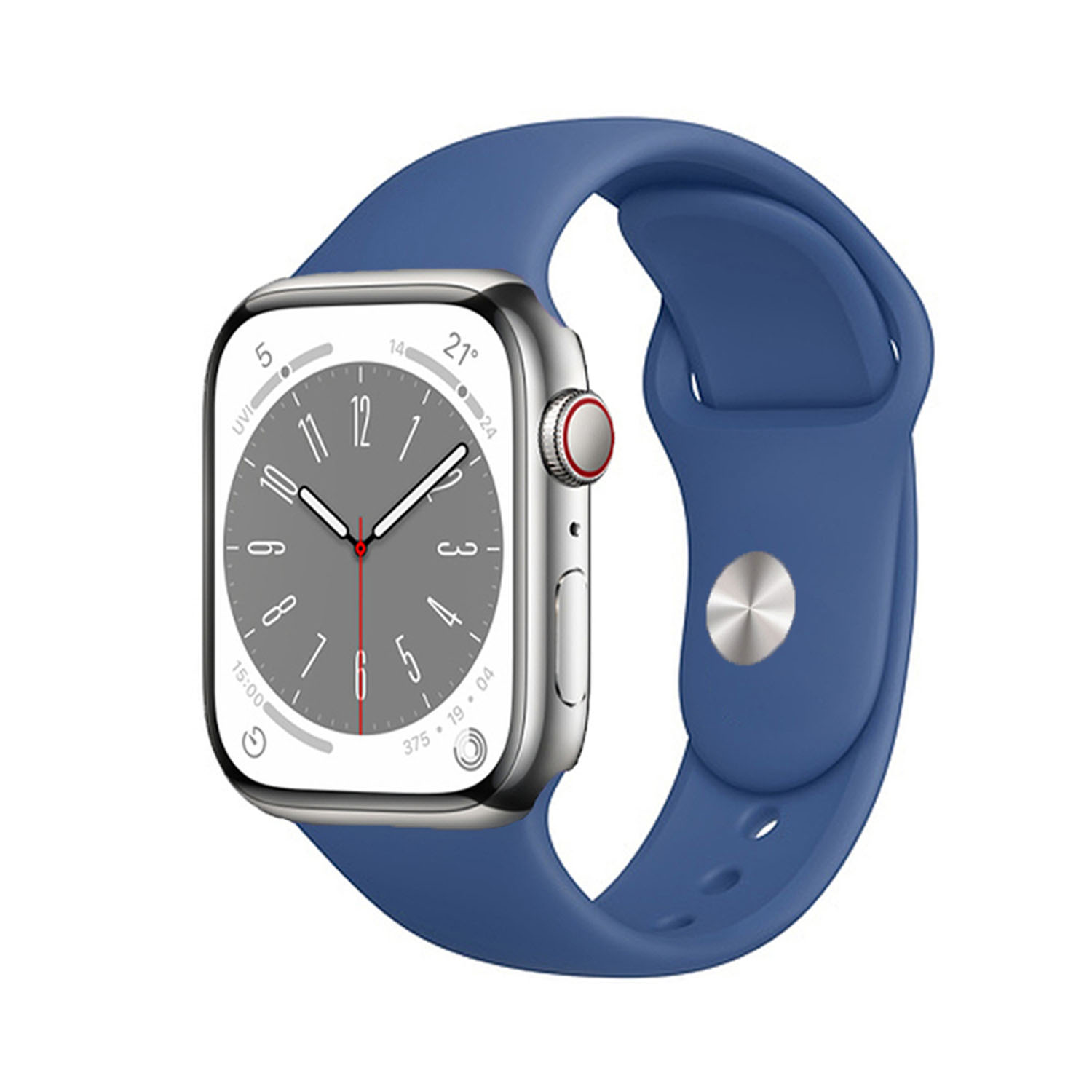 Forzacase Apple Watch Ultra 49mm ile uyumlu Silikon Kordon Kayış - FC005