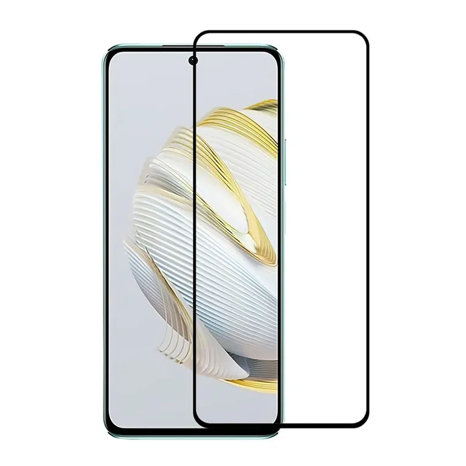 Forzacase Huawei Nova 10 SE ile uyumlu Çerçeveli Tam Kaplayan Temperli Ekran Koruyucu - FC003