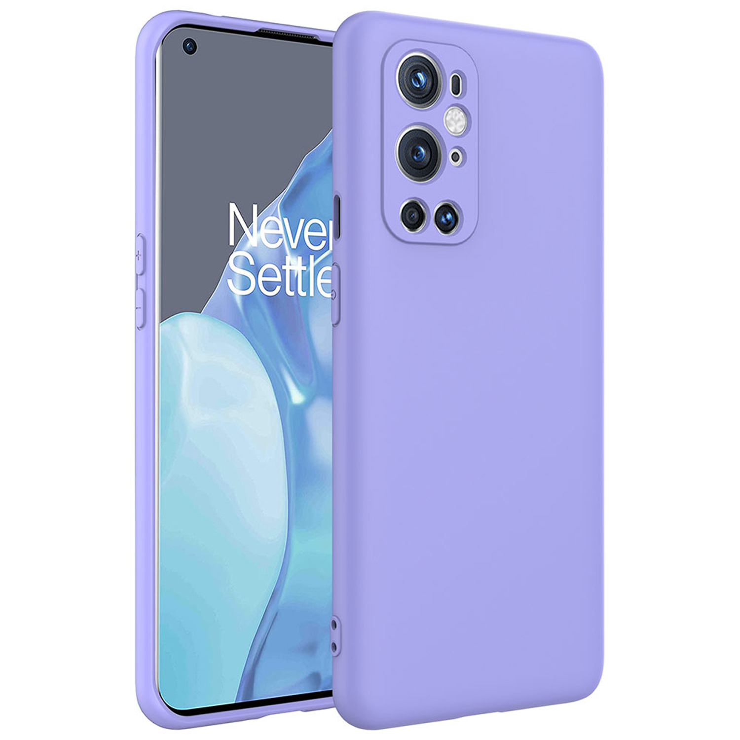 Forzacase OnePlus 9 Pro uyumlu Liquid Serisi İçi Kadife Lansman Silikon Kılıf