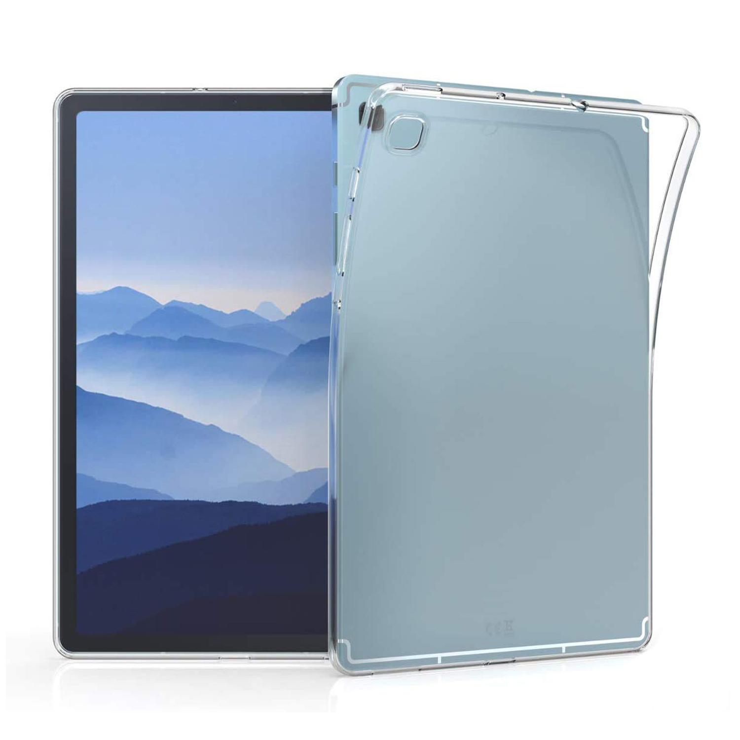 Forzacase Samsung Galaxy Tab S6 Lite 10.4 inch 2025 ile Uyumlu Silikon Kılıf Şeffaf - FC013