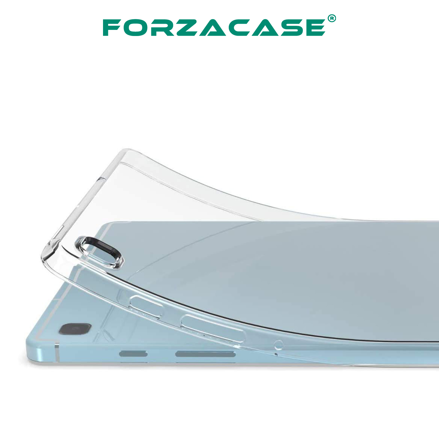 Forzacase Samsung Galaxy Tab S6 Lite 10.4 inch 2022 ile Uyumlu Silikon Kılıf Şeffaf - FC013