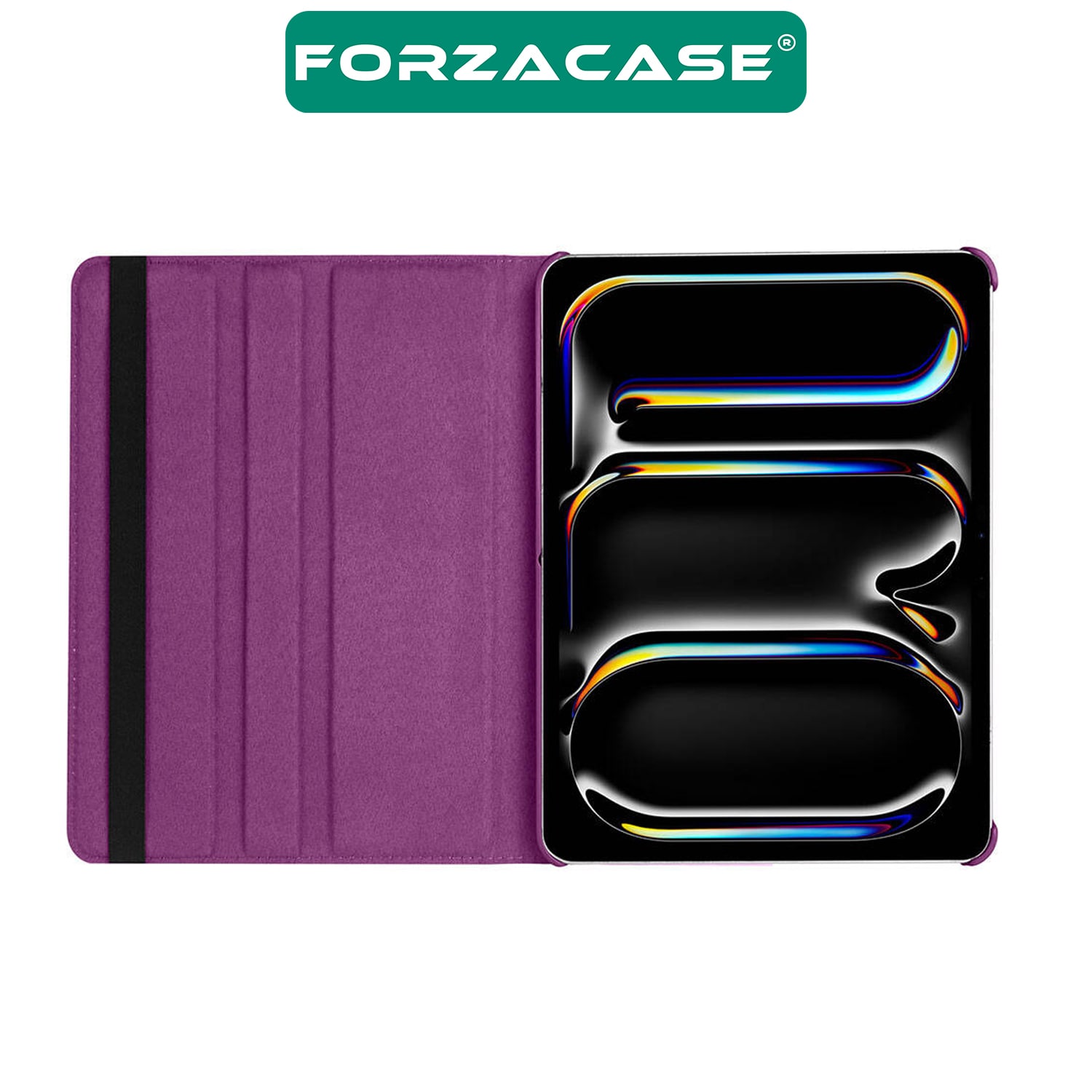 Forzacase iPad Pro 11 2024 için 360 Derece Döner Standlı Kılıf - FC012