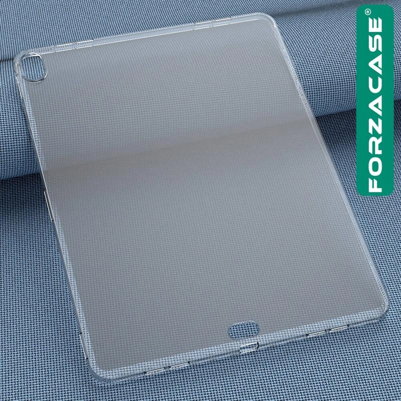 Forzacase iPad Air 13 2026 13 inch ile Uyumlu Silikon Kılıf Şeffaf - FC013
