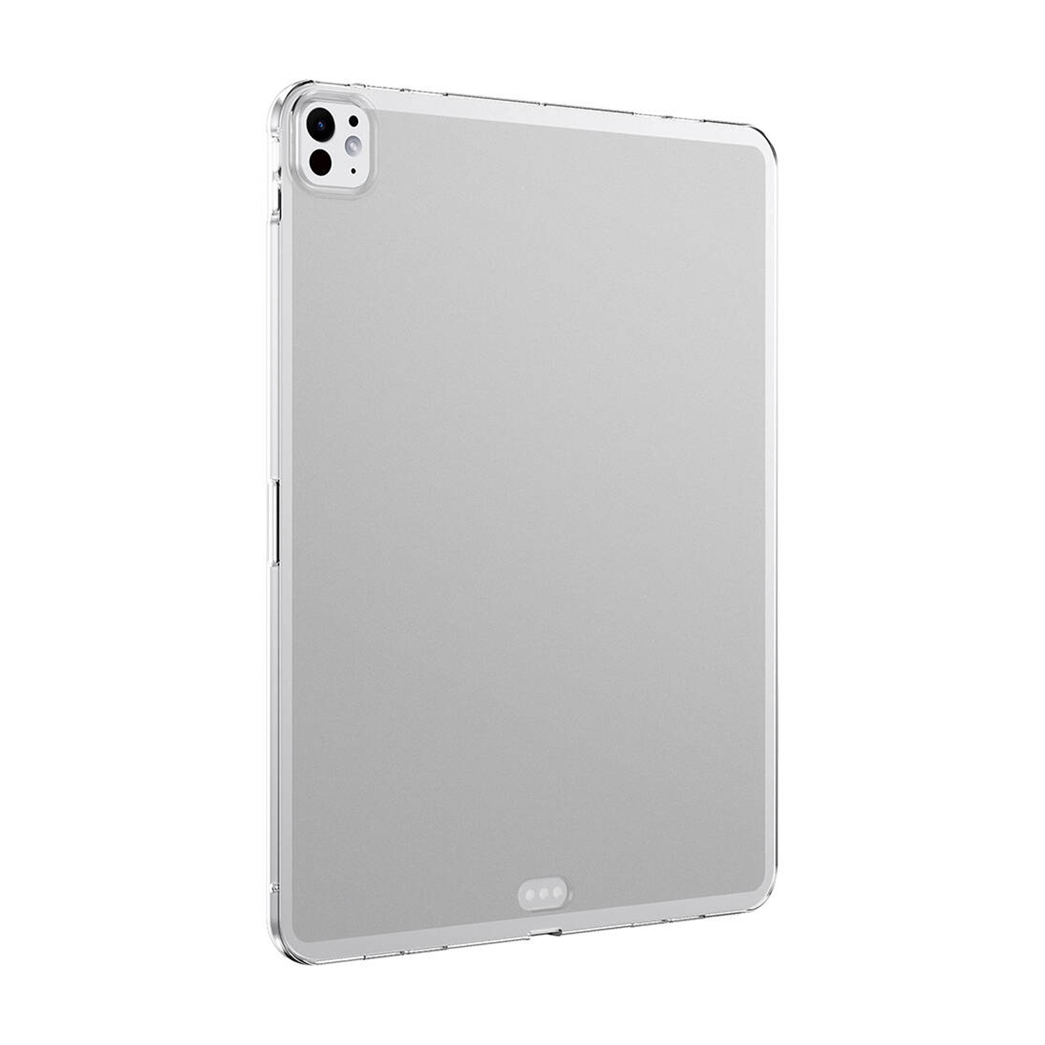 Forzacase iPad Pro 13 2024 ile Uyumlu Silikon Kılıf Şeffaf - FC013
