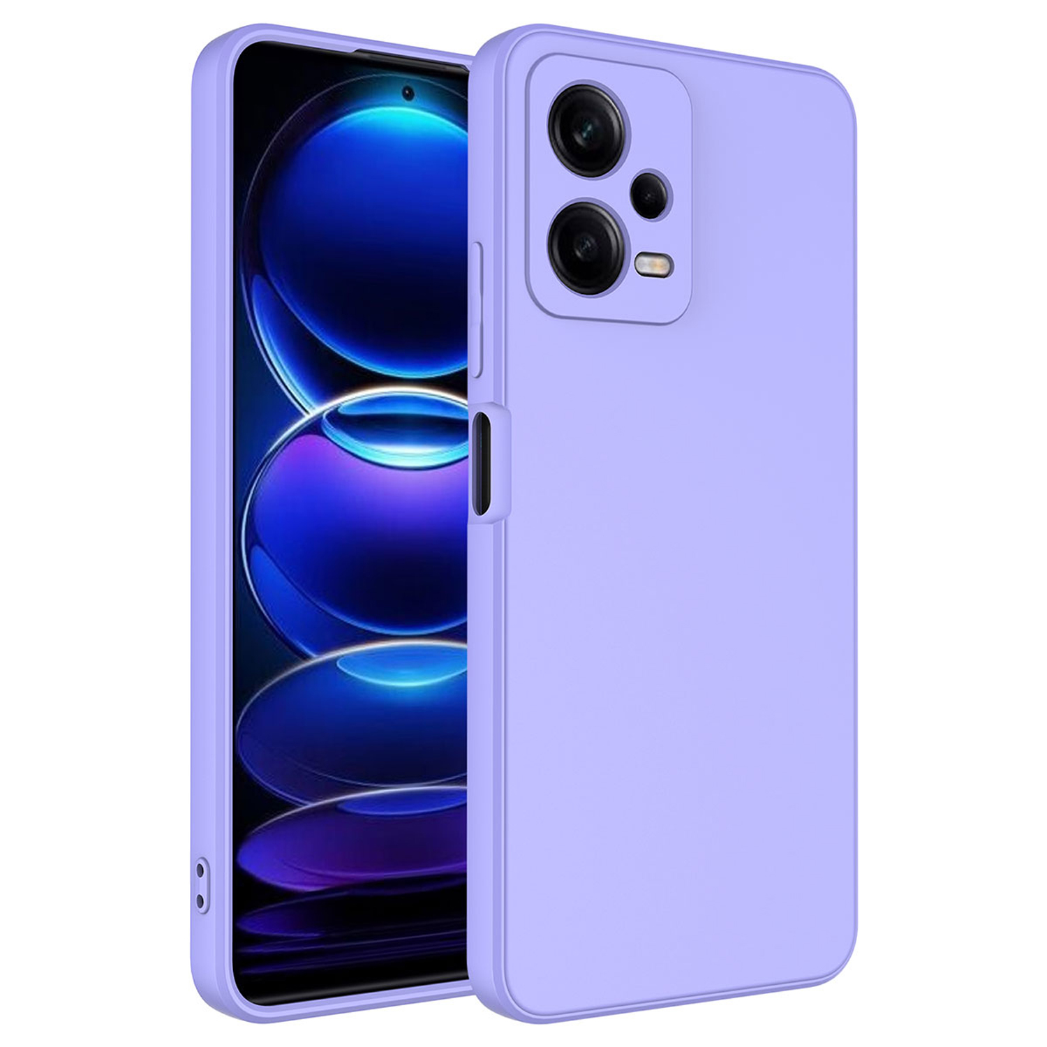 Forzacase Xiaomi Redmi Note 12 5G uyumlu Liquid Serisi İçi Kadife Lansman Silikon Kılıf