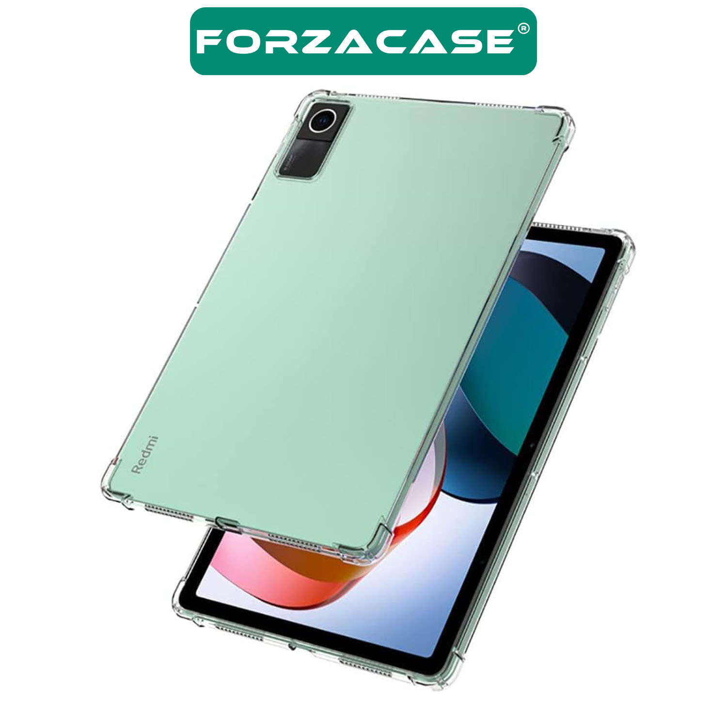 Forzacase Xiaomi Redmi Pad 10.61 inch Tablet ile uyumlu Anti Shock Silikon Kılıf Şeffaf - FC014