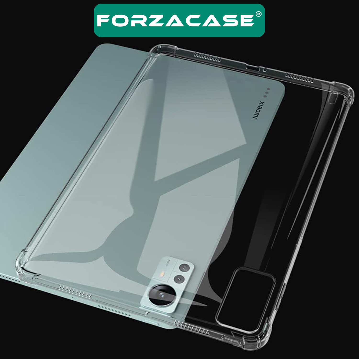 Forzacase Xiaomi Redmi Pad 10.61 inch Tablet ile uyumlu Anti Shock Silikon Kılıf Şeffaf - FC014