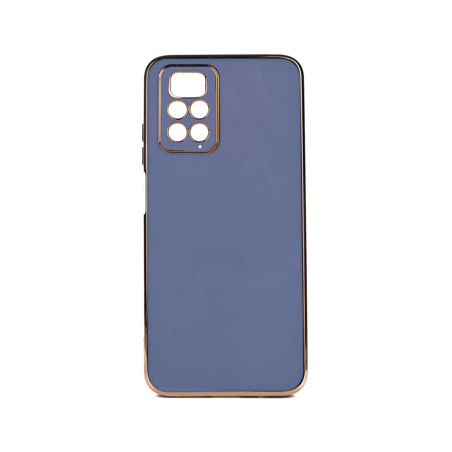 Forzacase Xiaomi Redmi Note 11 Pro 5G uyumlu Luxury Serisi Altın Çerçeveli Silikon Kılıf