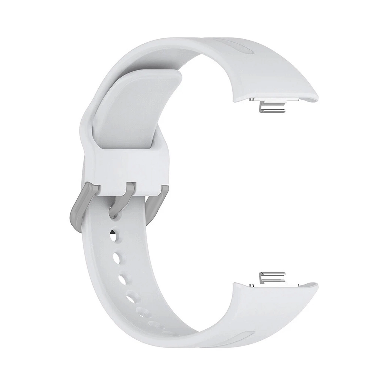 Forzacase Xiaomi Redmi Watch 6 ile uyumlu Tokalı Çizgi Desen Silikon Kordon Kayış - FC1062