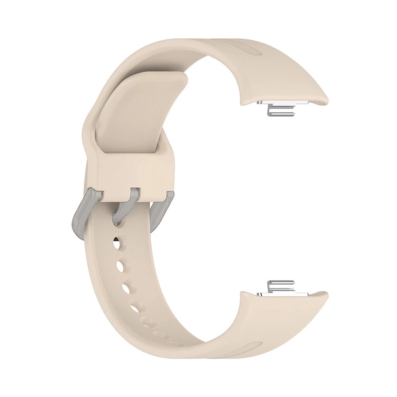 Forzacase Xiaomi Redmi Watch 6 Active ile uyumlu Tokalı Çizgi Desen Silikon Kordon Kayış - FC1062