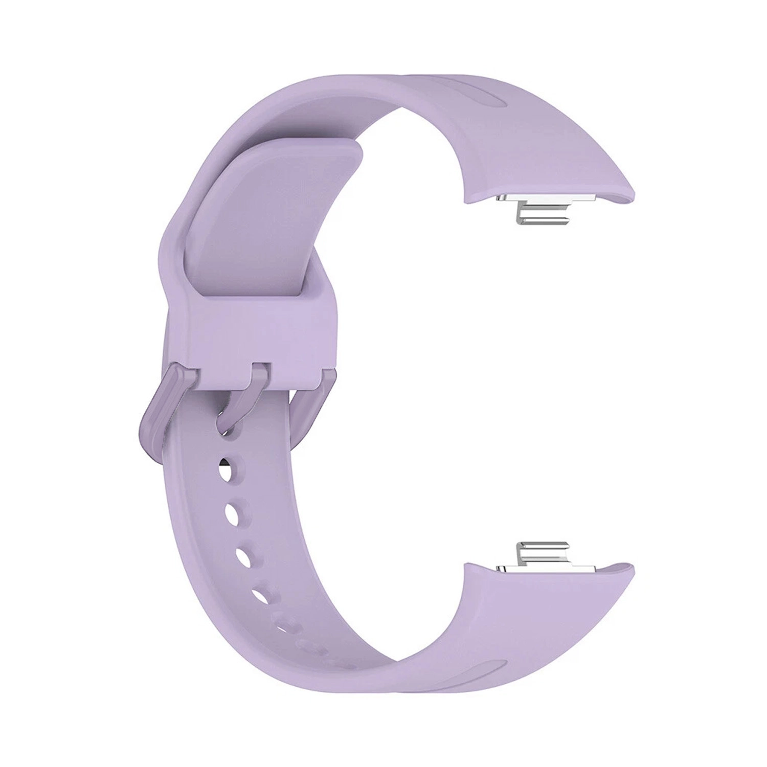 Forzacase Xiaomi Redmi Watch 6 Active ile uyumlu Tokalı Çizgi Desen Silikon Kordon Kayış - FC1062