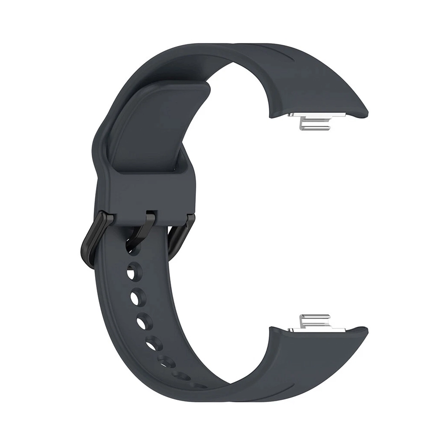 Forzacase Xiaomi Redmi Watch 6 Lite ile uyumlu Tokalı Çizgi Desen Silikon Kordon Kayış - FC1062
