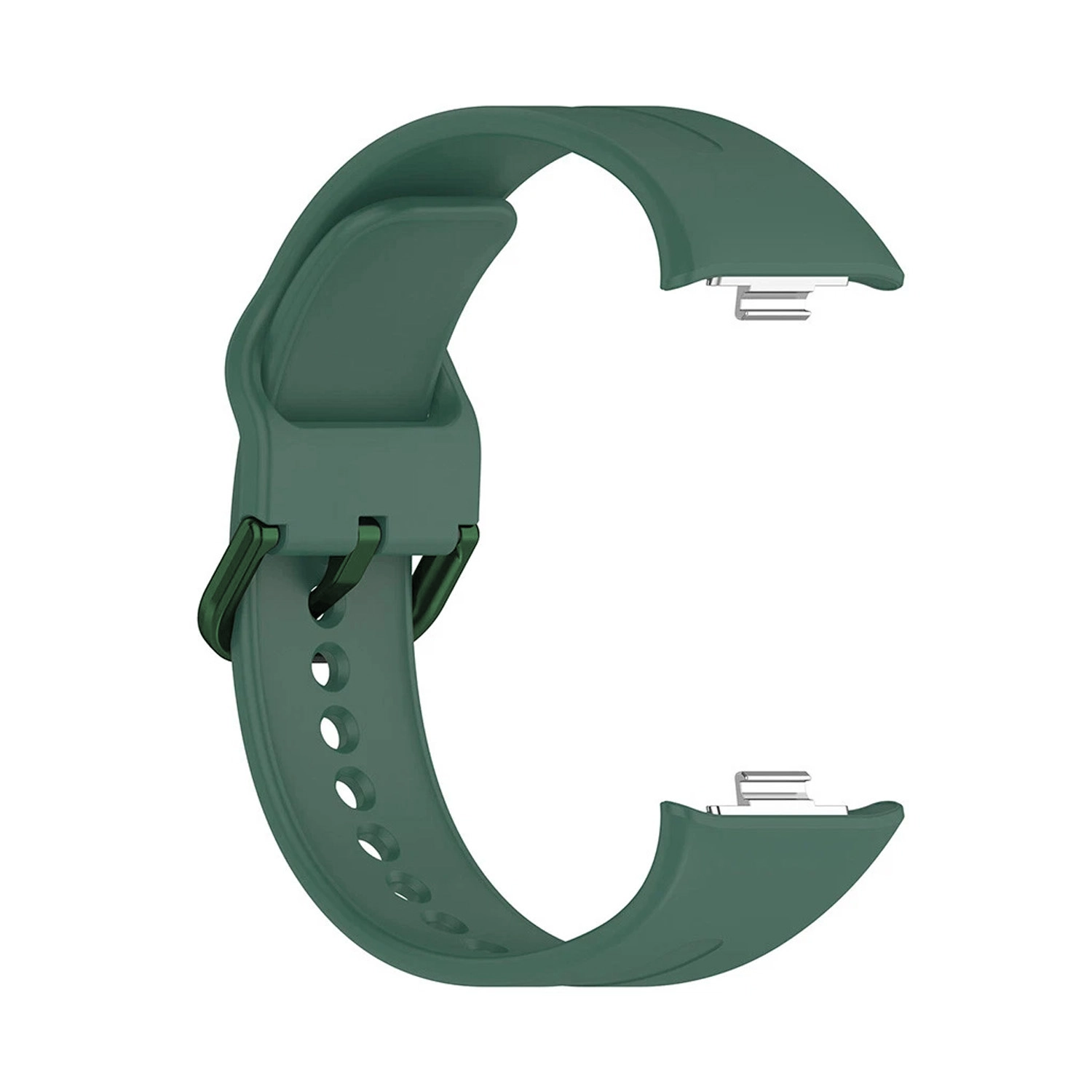 Forzacase Xiaomi Redmi Watch 6 ile uyumlu Tokalı Çizgi Desen Silikon Kordon Kayış - FC1062