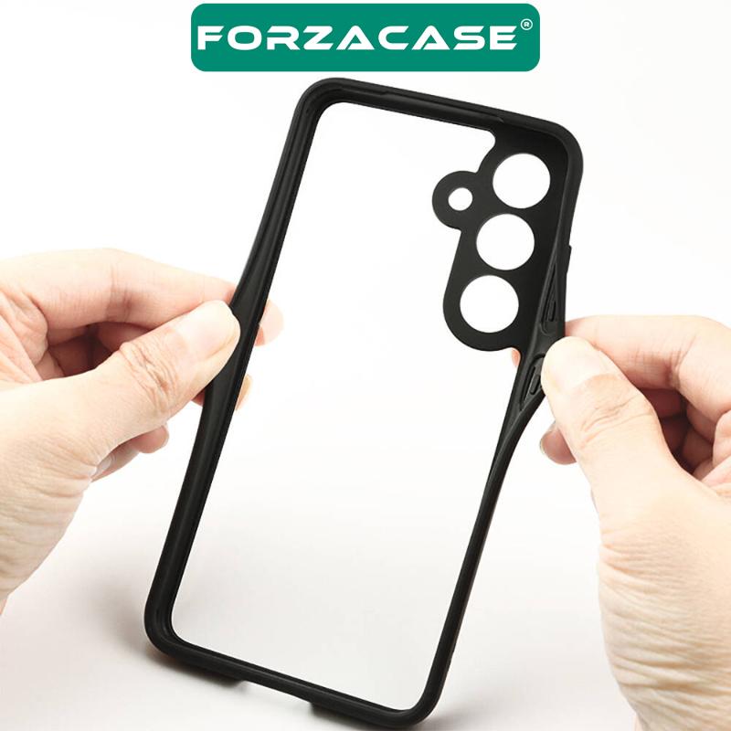 Forzacase Samsung Galaxy S24 uyumlu Roller Serisi Darbeye Dayanıklı Yarı Esnek Plastik Tpu Kılıf