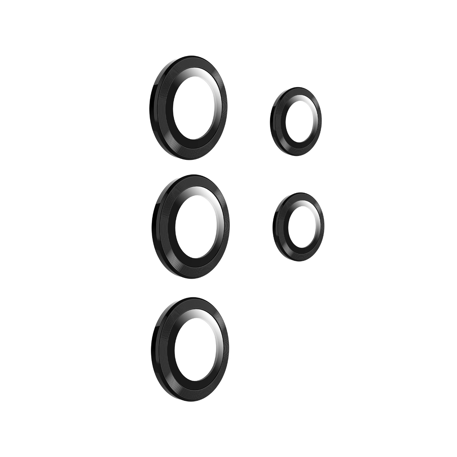 Forzacase Samsung Galaxy S24 Ultra ile uyumlu Kamera Camı Lens Koruyucu Halka Seti - FC381