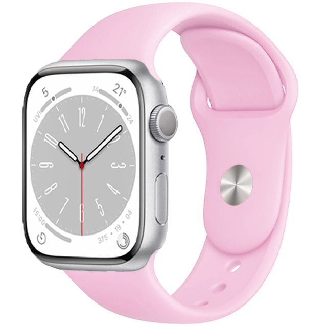 Forzacase Apple Watch Serisi 38-40-41 mm Silikon Kordon Kayış - FC004