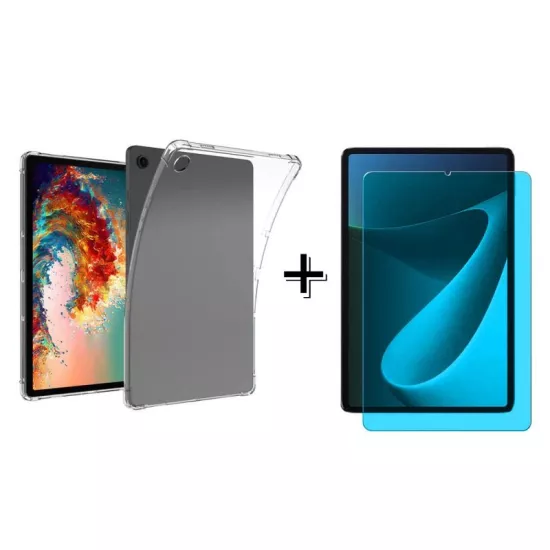 Forzacase Samsung Galaxy Tab A11 8.7 uyumlu Anti Shock Silikon Kılıf + Nano Ekran Koruma Filmi FC014