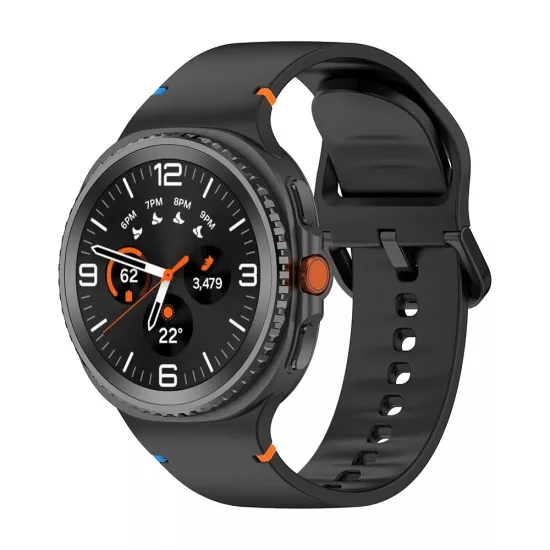 Forzacase Samsung Galaxy Watch 9 40 mm ile uyumlu Tokalı Silikon Kordon Kayış - FC1092