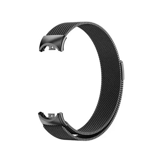 Forzacase Xiaomi Mi Smart Band 8 / 9 / 10 ile uyumlu Metal Mıknatıslı Manyetik Kordon Kayış - FC1151