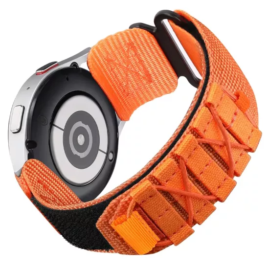 Forzacase Honor Watch 5 Pro ile uyumlu Orbital Örgülü Halat Tasarımlı Hasır Kordon - FC1240