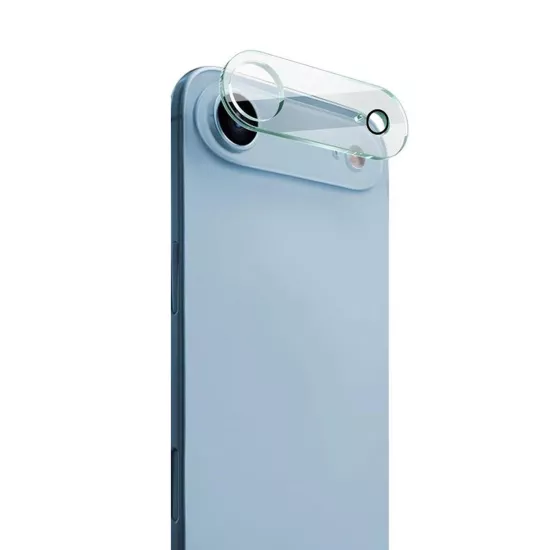 Forzacase iPhone 17 Air ile uyumlu Kamera Lens Koruyucu Cam Filmi Şeffaf - FC378
