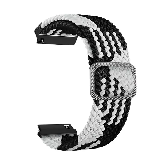 Forzacase Havit M9030 Pro 46mm ile uyumlu Esnek Hasır Örgü Tokalı Kordon Kayış - FC739