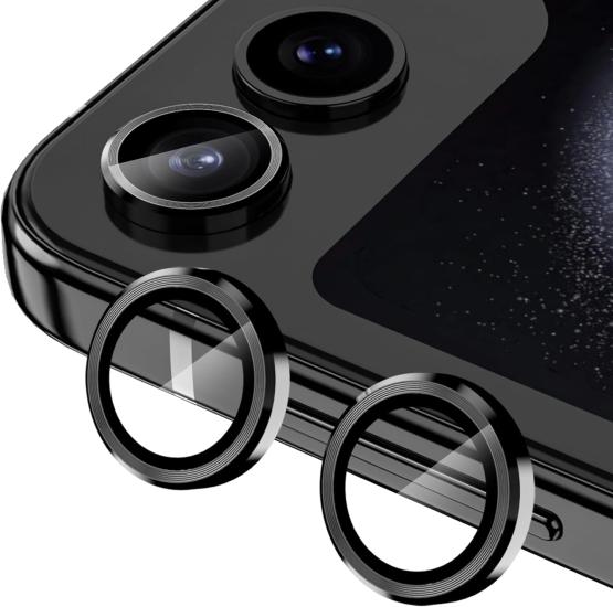 Forzacase Samsung Galaxy Z Flip 7 ile uyumlu Kamera Camı Lens Koruyucu Halka Seti - FC381