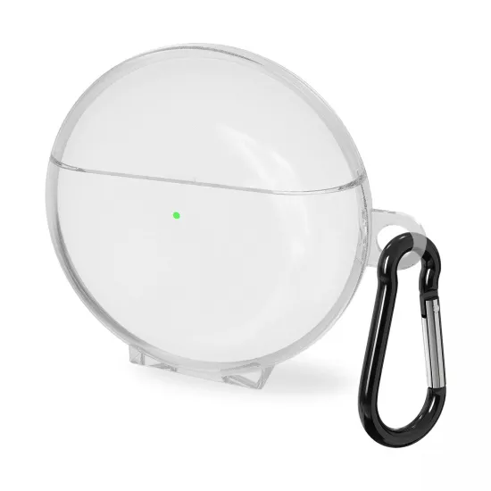 Forzacase Huawei Freebuds 7i ile uyumlu Şeffaf Anahtar Askılıklı Bluetooth Kulaklık Kılıfı - FC927