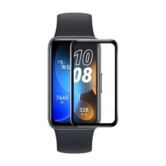 Forzacase Huawei Band 11 ile uyumlu Çerçeveli Tam Kaplayan 3D Pet Ekran Koruyucu Film - FC016