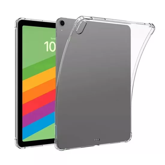 Forzacase iPad Air 11 2026 11 inch ile uyumlu Anti Shock Silikon Kılıf Şeffaf - FC014