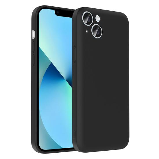 Forzacase iPhone 14 ile uyumlu Kamera Korumalı Kartlık Hazneli Silikon Kılıf - FC1040