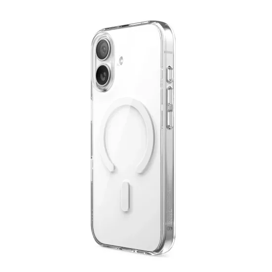 Forzacase iPhone 17 ile uyumlu ClearMag Serisi Magsafe Özellikli Kristal Şeffaf Sert PC Kılıf