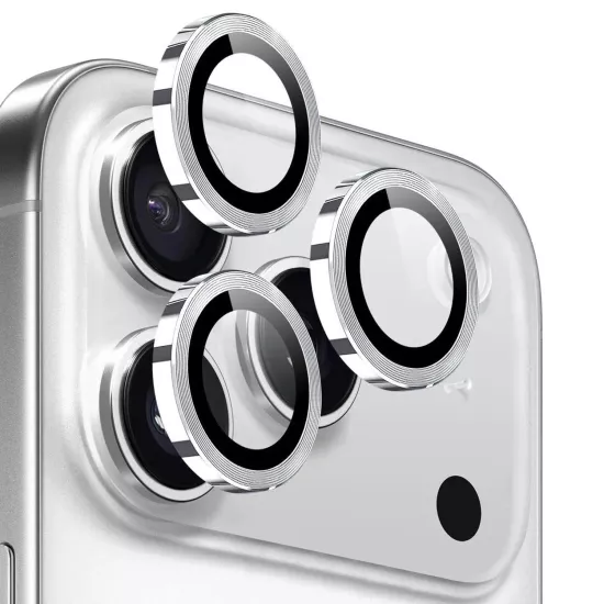 Forzacase iPhone 17 Pro Max ile uyumlu Kamera Camı Lens Koruyucu Halka Seti - FC381