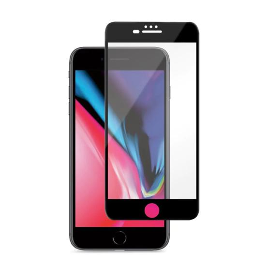 Forzacase iPhone SE 2020 ile uyumlu Çerçeveli Tam Kaplayan Temperli Ekran Koruyucu - FC003