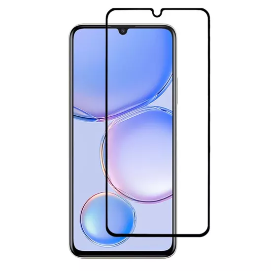 Forzacase Huawei Nova Y71 ile uyumlu Çerçeveli Tam Kaplayan Temperli Ekran Koruyucu - FC003