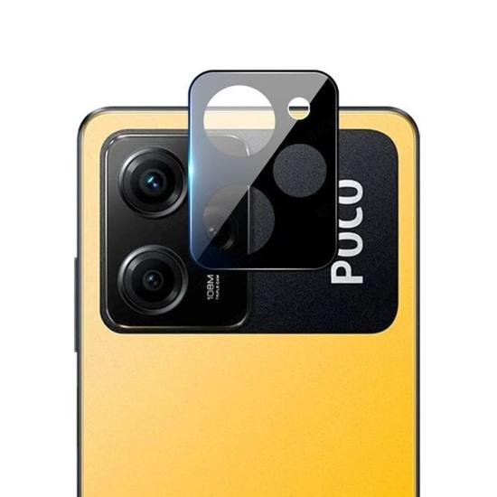 Forzacase Xiaomi Poco X5 Pro ile uyumlu Kamera Lens Koruma Halkası Siyah - FC377