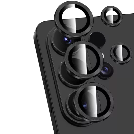 Forzacase Samsung Galaxy S26 Ultra ile uyumlu Kamera Camı Lens Koruyucu Halka Seti - FC381