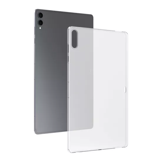 Forzacase Samsung Galaxy Tab S11 Ultra 14.6 inç X930 ile uyumlu Silikon Kılıf Buzlu Şeffaf - FC013