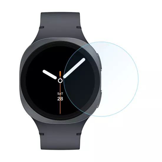 Forzacase Samsung Galaxy Watch 8 44mm ile uyumlu Temperli Kırılmaz Cam Ekran Koruyucu - FC861