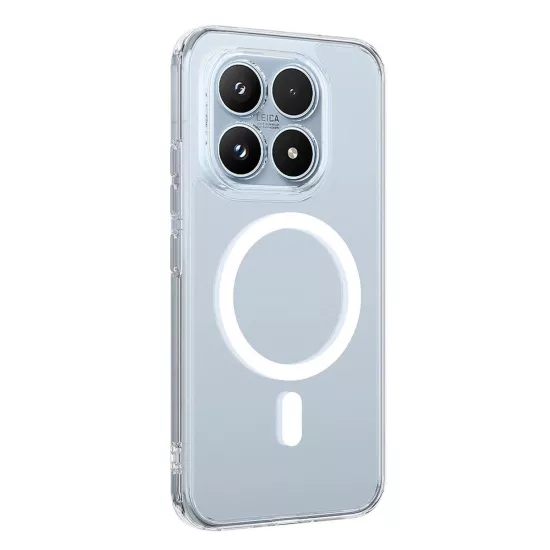 Forzacase Xiaomi 17 5G ile uyumlu ClearMag Serisi Magsafe Özellikli Kristal Şeffaf Sert PC Kılıf