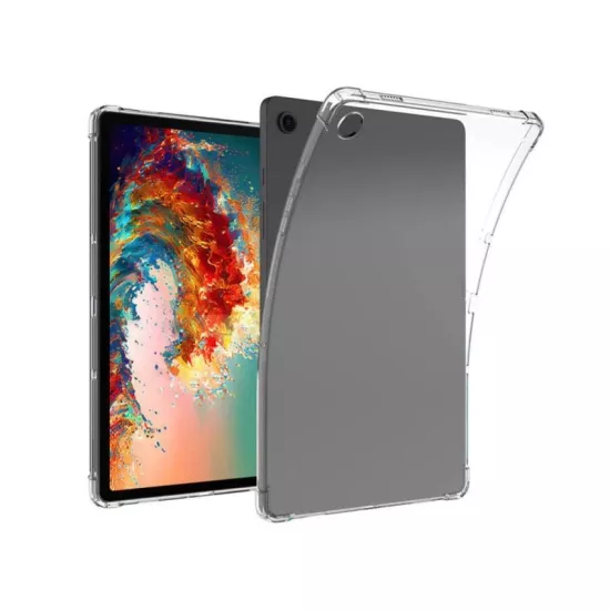 Forzacase Samsung Galaxy Tab A11 8.7 inç X133 ile uyumlu Anti Shock Silikon Kılıf Şeffaf - FC014