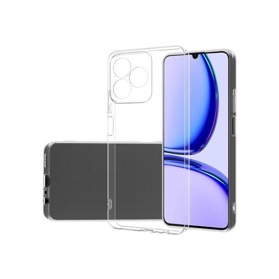 Forzacase Realme C53 uyumlu Soft Slim Serisi Şeffaf Silikon Kılıf - FC194