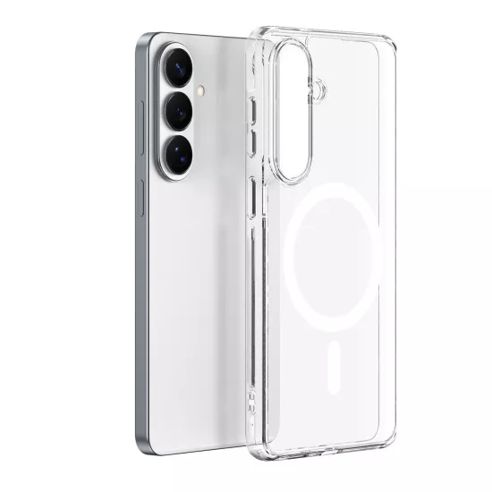 Forzacase Redmi Note 15 Pro 4G ile uyumlu ClearMag Serisi Magsafe Özellikli Kristal Şeffaf Sert Kılıf