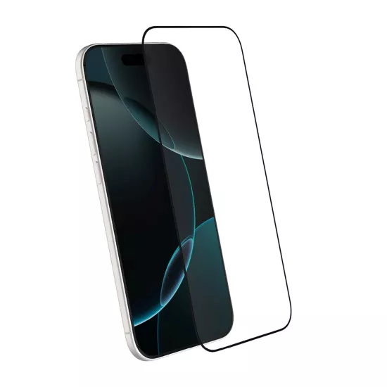 Forzacase iPhone 17 Pro uyumlu Çerçeveli Tam Kaplayan Temperli Ekran Koruyucu - FC003