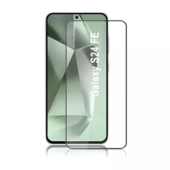 Forzacase Samsung Galaxy S24 FE uyumlu Çerçeveli Tam Kaplayan Temperli Ekran Koruyucu - FC003