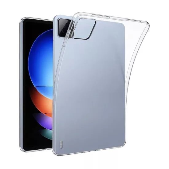 Forzacase Xiaomi Pad 8 / 8 Pro 11.2 inch ile uyumlu Silikon Kılıf Şeffaf - FC013
